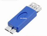 USB3.0 AM Male to MicroB AF Female OTG USB converter Adapter