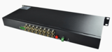 16-Channel Digital Video Optical Transceivers Converter single & multimode